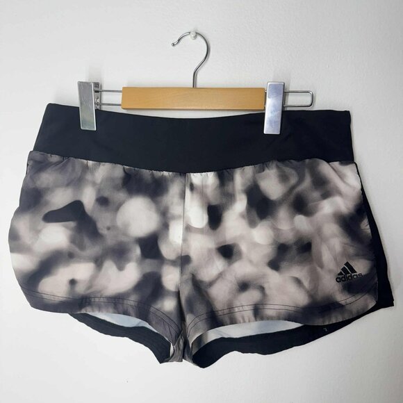 Adidas Women's Shorts Running Active Black brown Medium - Picture 1 of 8